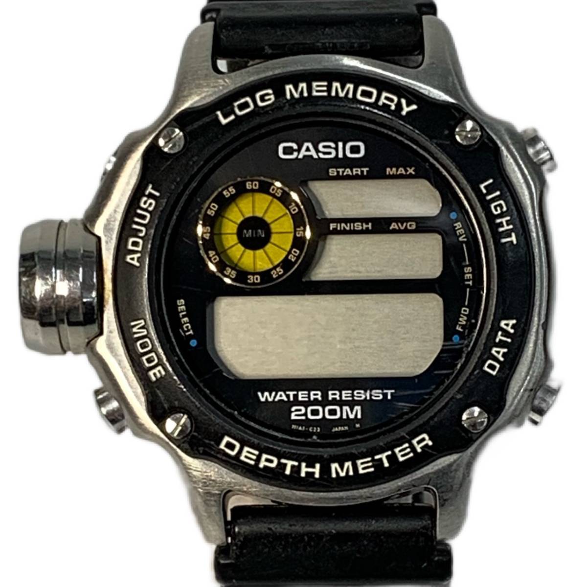 CASIO DEP-510 LOG MEMORY 200m防水 カシオ ダイバーズウォッチ DEP-510 LOG MEMORY ログメモリー クォーツ