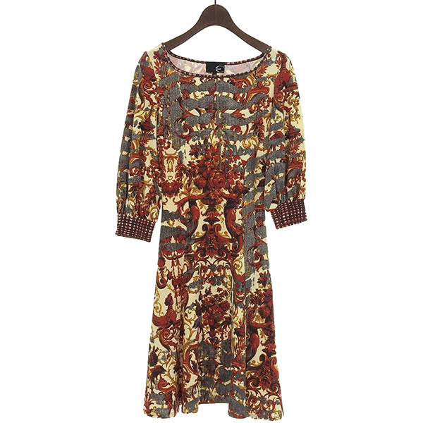 【赤字超特価，豊富な】 ジャストカヴァリ Just Cavalli 五分袖 ワンピース フレアスカート レッド グレー アイボリー size38 A04331(アスカ)｜売買されたオークション情報、yahooの商品情報をアーカイブ公開 - オークファン その他
