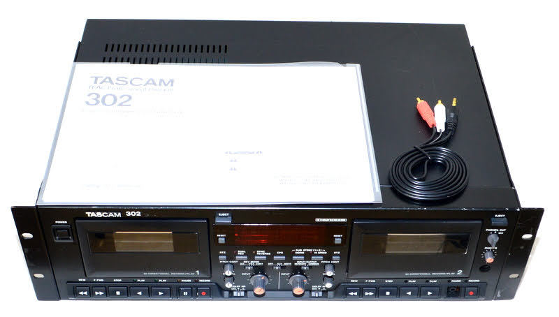 再生/開閉】TASCAM タスカム TEAC ティアック 302 ダブルカセット