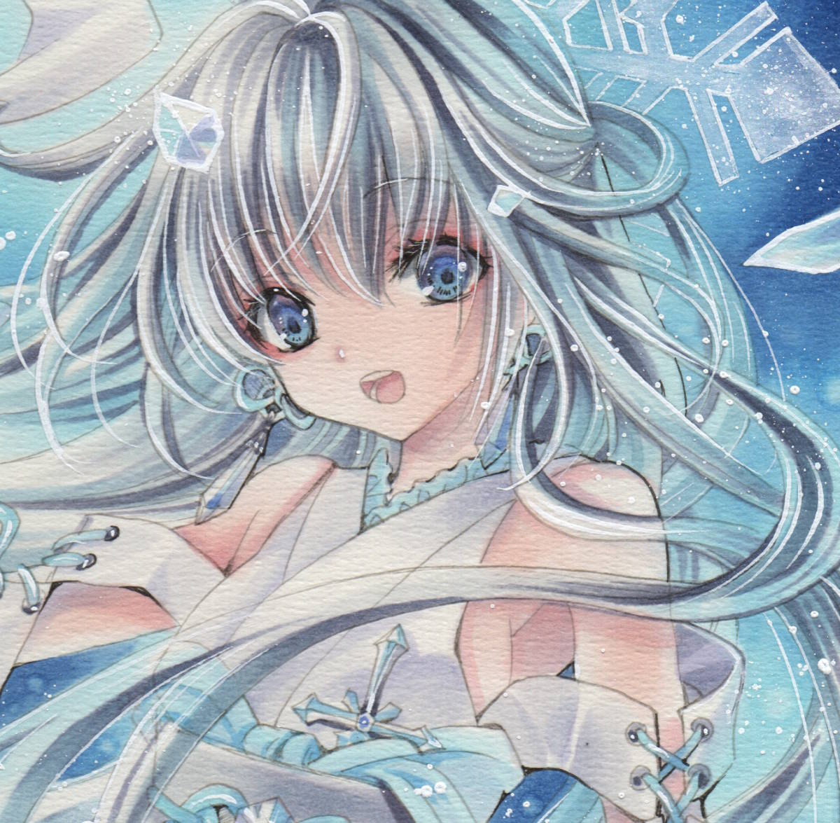 手描きイラスト オリジナル 同人手描きイラスト アナログ 大和