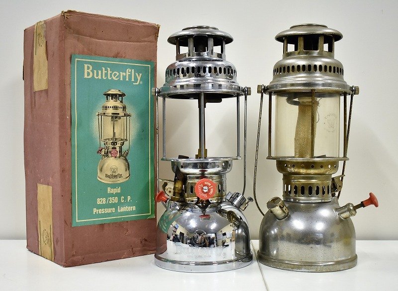竜M789◇Butterfly バタフライ ランタン 828⁄350C.P など 2点 灯油