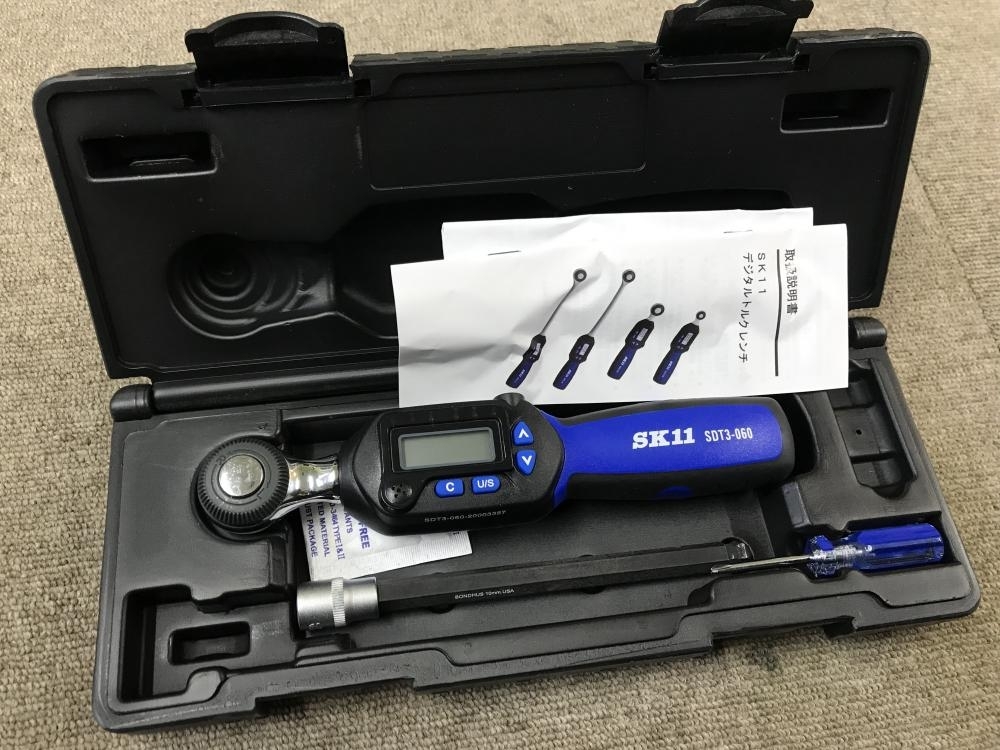 008●おすすめ商品●SK11 デジタルトルクレンチ SDT3-060