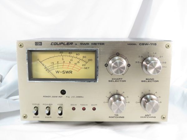 WELZ 3.5～30MHz アンテナチューナー SWR＆パワー計搭載モデル