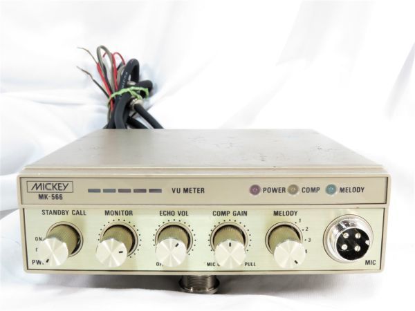 MICKEY MK-566 エコーチェンバー・マイクコンプレッサー NASA4P CB無線