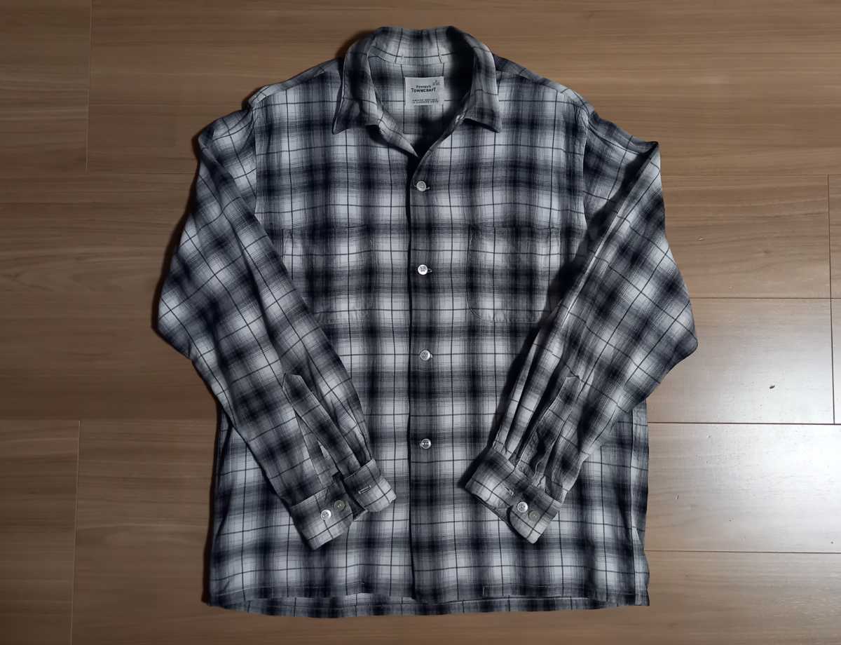 スペシャル‼️ 60s オンブレ レーヨン シャツ 美品 60s vintage special オンブレチェックレーヨンシャツ レーヨン シャツ