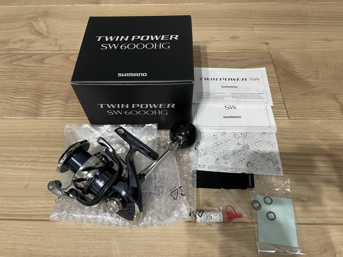 ☆中古 シマノ 21ツインパワー TWINPOWER SW6000HG 実釣2回 ジギング☆