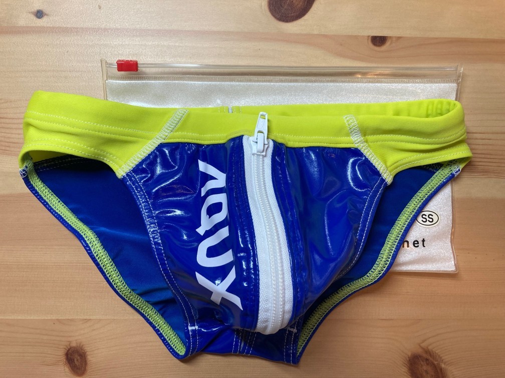 競パン　AQUX イエロー Lifeguard 競泳水着 L AQUX（メンズファッション）の通販 イエロー AQUX⁄アックス - : スイム