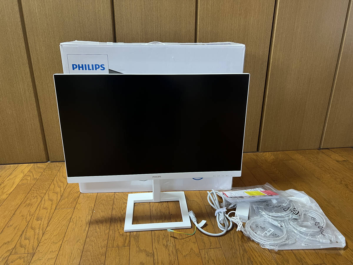 フィリップス E line USB-C モニター279E1EW/11 4K27インチ白 中古品