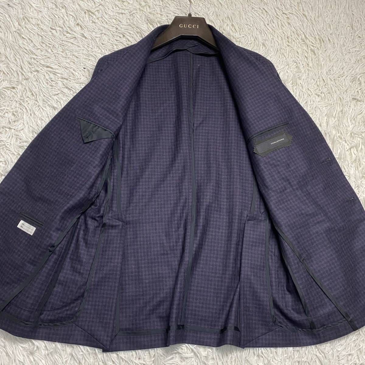 未使用級タリアトーレ TAGLIATORE ジレ ブラウンSize48 未使用級