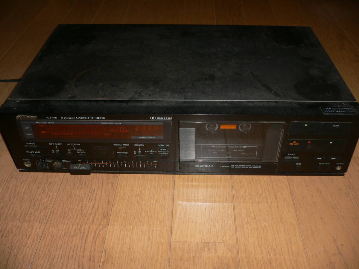 Victor ビクター 3ヘッド ステレオ カセットデッキ KD-V6 3HEAD