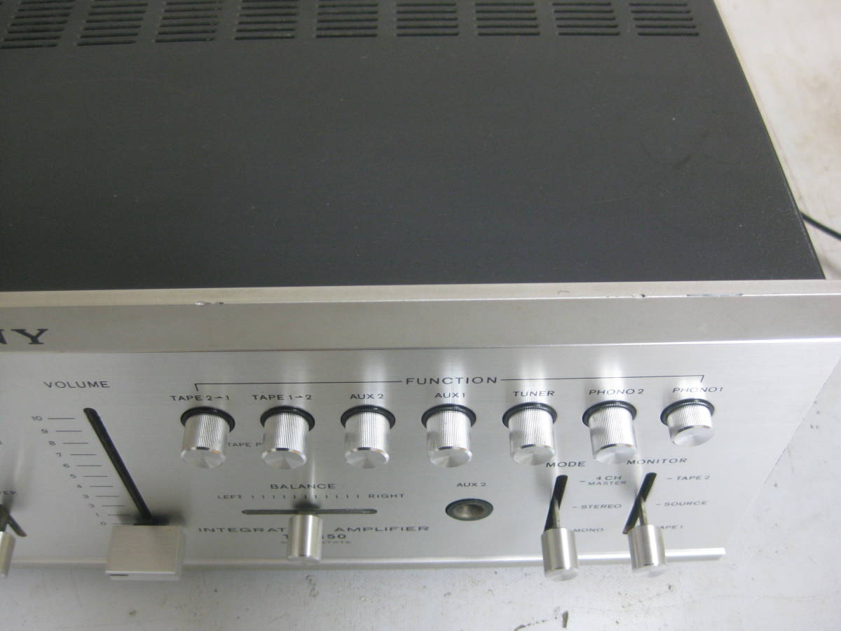SONY プリメインアンプ TA-1150 超美品・動作良好 - 音 ソニー 動作品