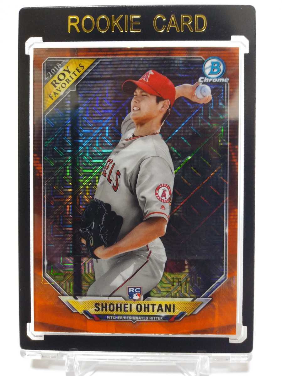 HOT，セール 25枚限定 2018/大谷翔平/Topps/Bowman Chrome/ROY FAVORITES/ROYF-SO/Mojo/RC/ルーキーカード(Topps)｜売買されたオークション情報、yahooの商品情報をアーカイブ公開 - オークファン シングルカード