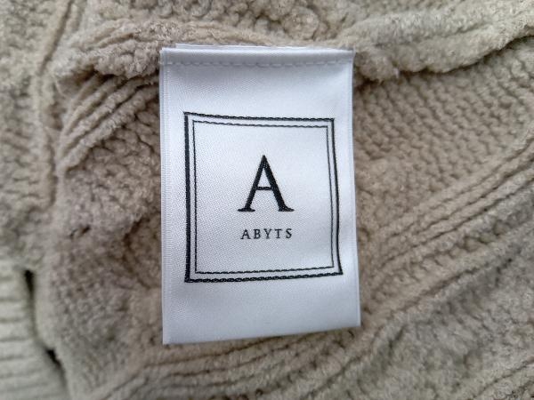 ☆abyts 佐藤健 クルーネックケーブルニット ベージュ(Mサイズ)｜売買 
