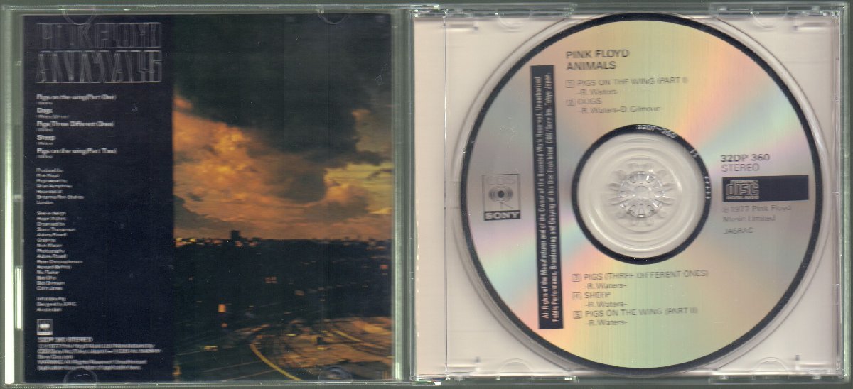 ■ピンク・フロイド(Pink Floyd)■オリジナル・アルバム■「アニマルズ(Animals)」■CSR刻印盤■品番:32DP-360■1985/07/21発売■廃盤■