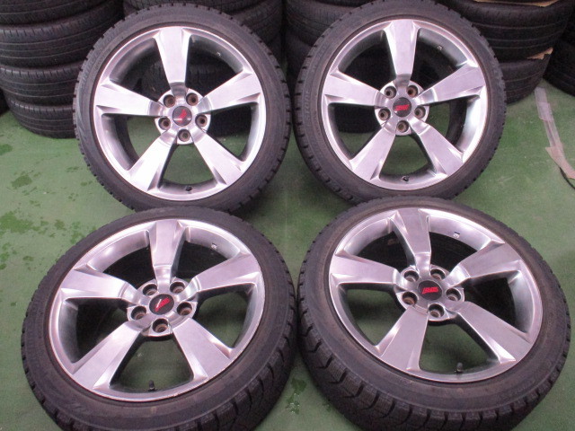 スバル インプレッサ ＷＲＸ ＳＴＩ純正＆ブリヂストン ＶＲＸ ２４５/４０Ｒ１８スタッドレスセット☆18×8.5J +55☆PCD114.3☆GRB WRX インプレッサ スバル 交換用にスバル 純正OP 2022年製