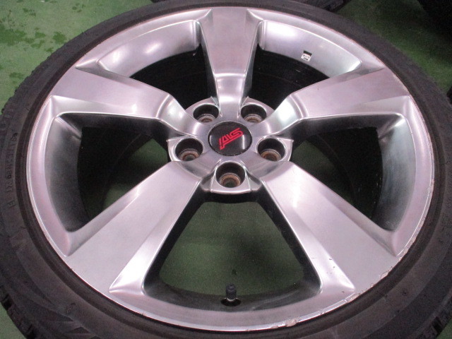 スバル インプレッサ ＷＲＸ ＳＴＩ純正＆ブリヂストン ＶＲＸ ２４５/４０Ｒ１８スタッドレスセット☆18×8.5J +55☆PCD114.3☆GRB WRX インプレッサ スバル 交換用にスバル 純正OP 2022年製
