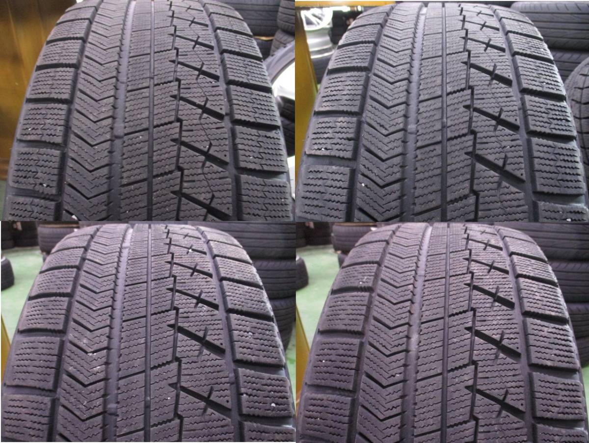 スバル インプレッサ ＷＲＸ ＳＴＩ純正＆ブリヂストン ＶＲＸ ２４５/４０Ｒ１８スタッドレスセット☆18×8.5J +55☆PCD114.3☆GRB WRX インプレッサ スバル 交換用にスバル 純正OP 2022年製