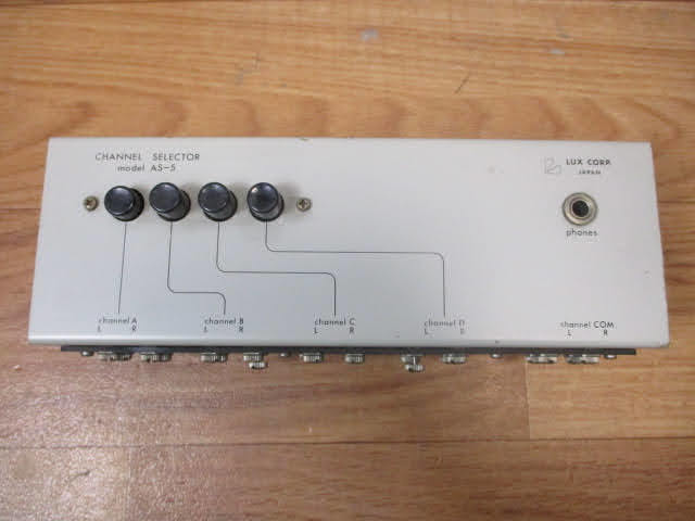 ◇LUX CORP チャンネルセレクター◇AS-5 CHANNEL SELECTOR 約24×9×H6.5