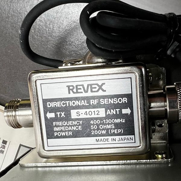 REVEX W590 S-4012 SWR&POWER METER パワー計 パワーメーター 未使用品