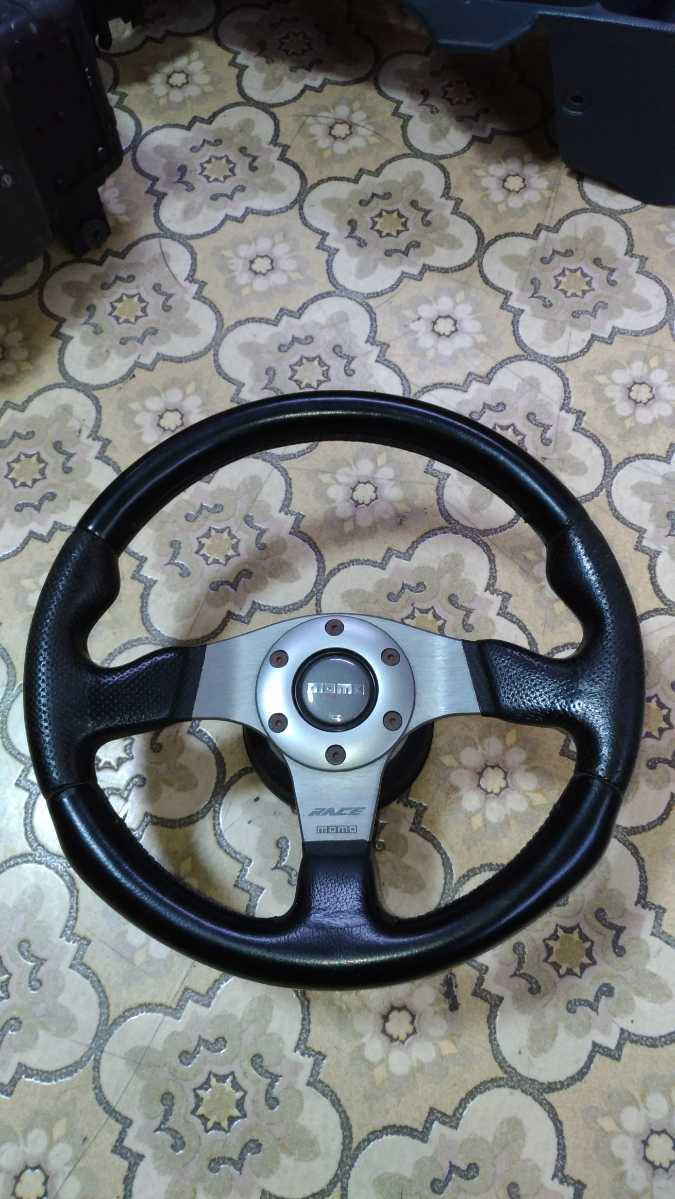 MOMO RACE モモ ステアリング ハンドル レース 汎用品 ホイール 黒系