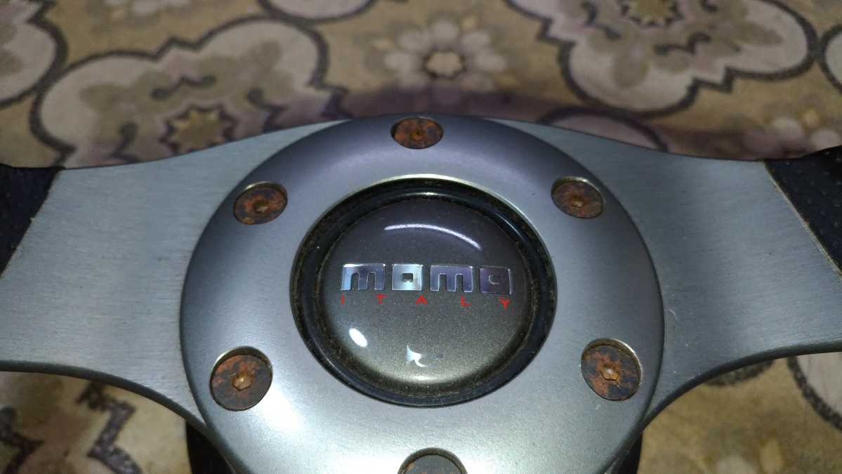 MOMO RACE モモ ステアリング ハンドル レース 汎用品 ホイール 黒系
