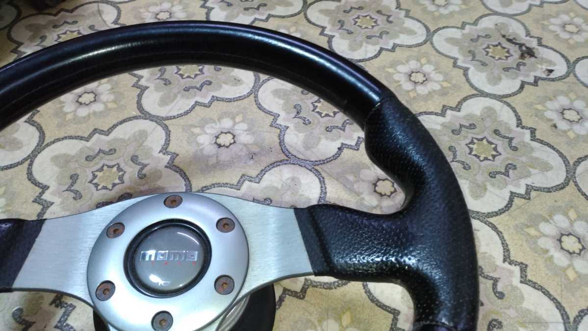 MOMO RACE モモ ステアリング ハンドル レース 汎用品 ホイール 黒系