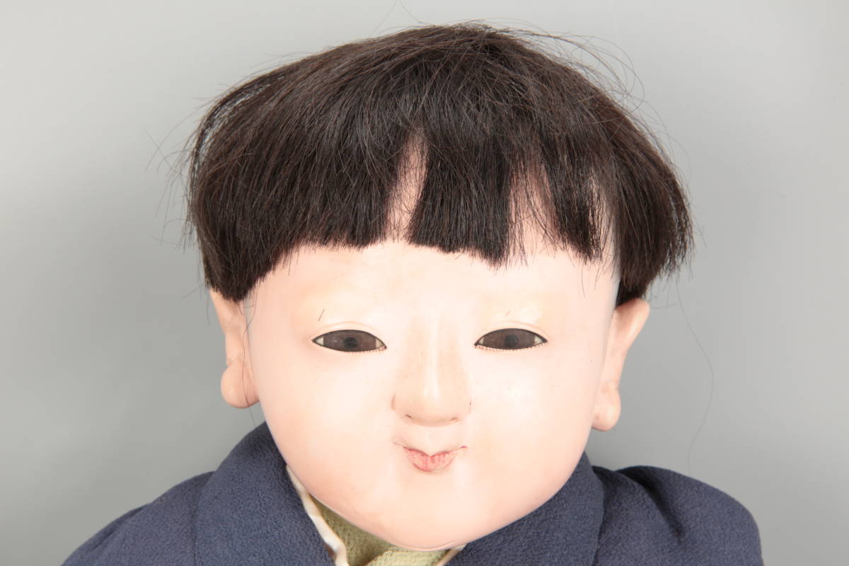 明治〜大正時代】古い時代の市松人形 H60cm アンティーク(市松人形
