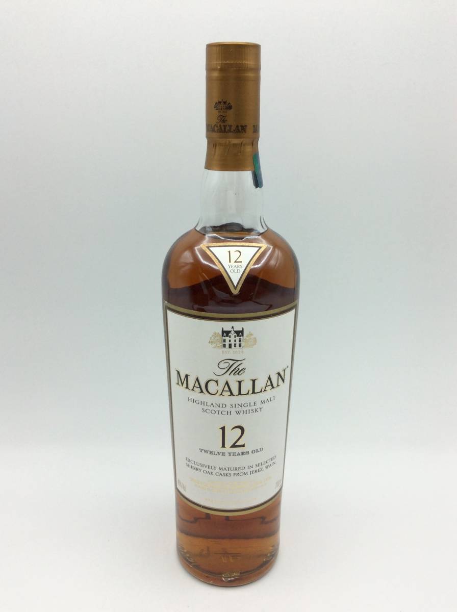 F29□【未開栓】ザ マッカラン 12年 700ml 40% シングルモルト 箱付き