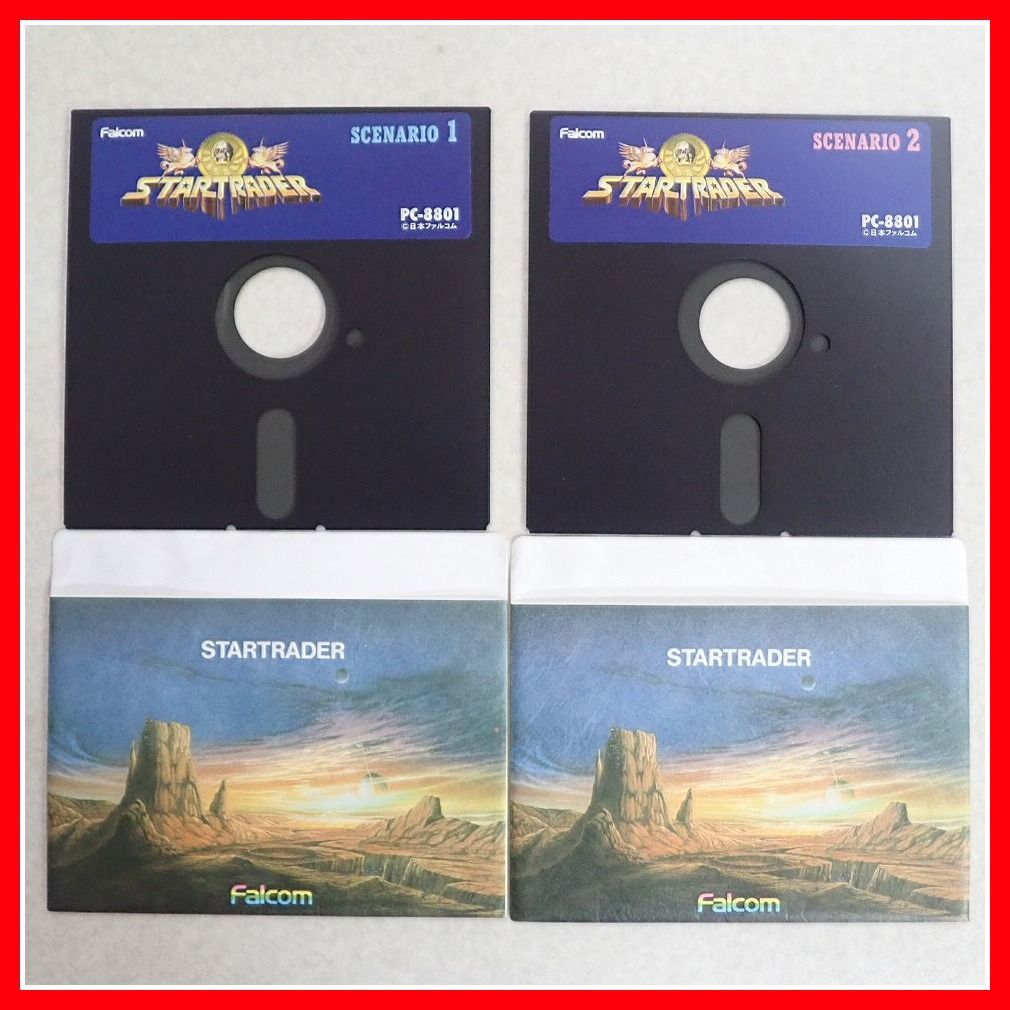 ☆PC-8801SR スタートレーダー STAR TRADER ファルコム Falcom 箱説付