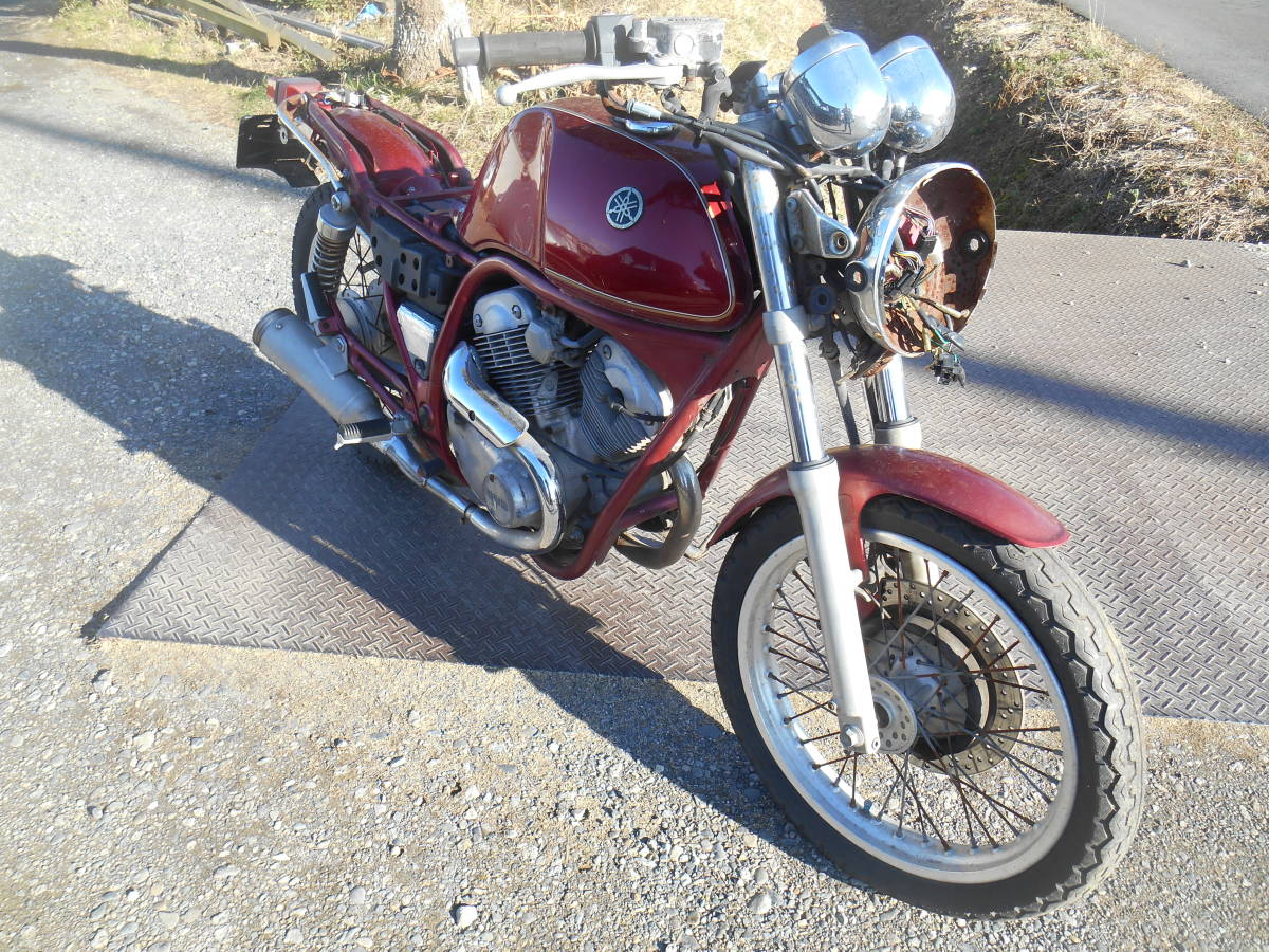■YAMAHA■SRV250■書類無し■完全部品取り車■ジャンク■スーパートラップ■