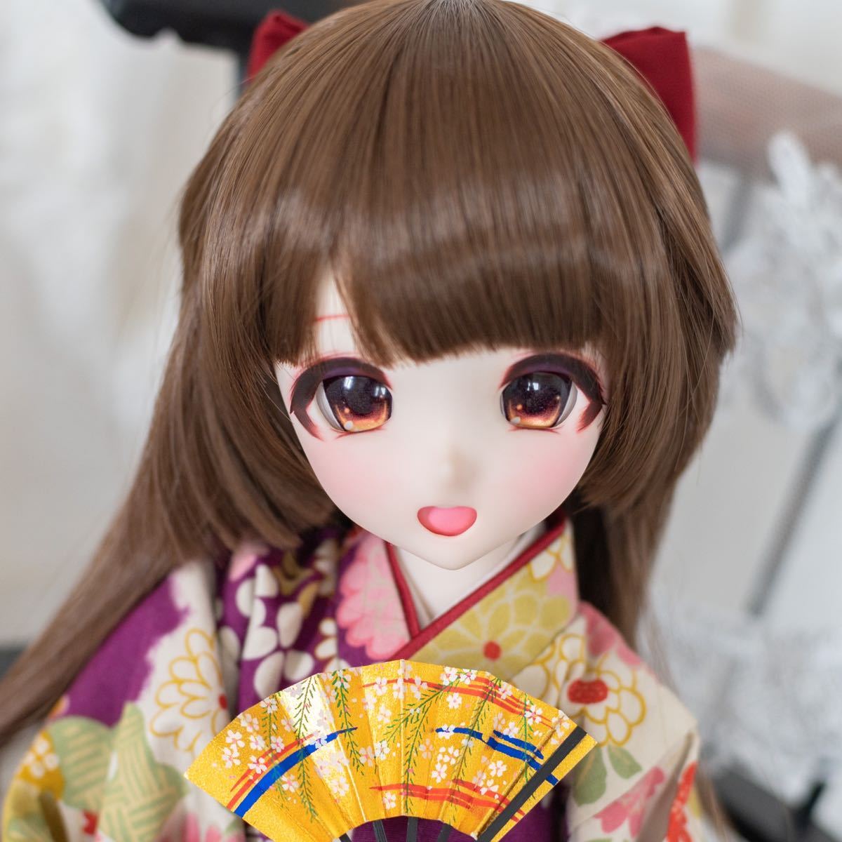 難あり DDH-10 ソフビ盛り レジン盛り カスタムヘッド + おまけレジンアイ