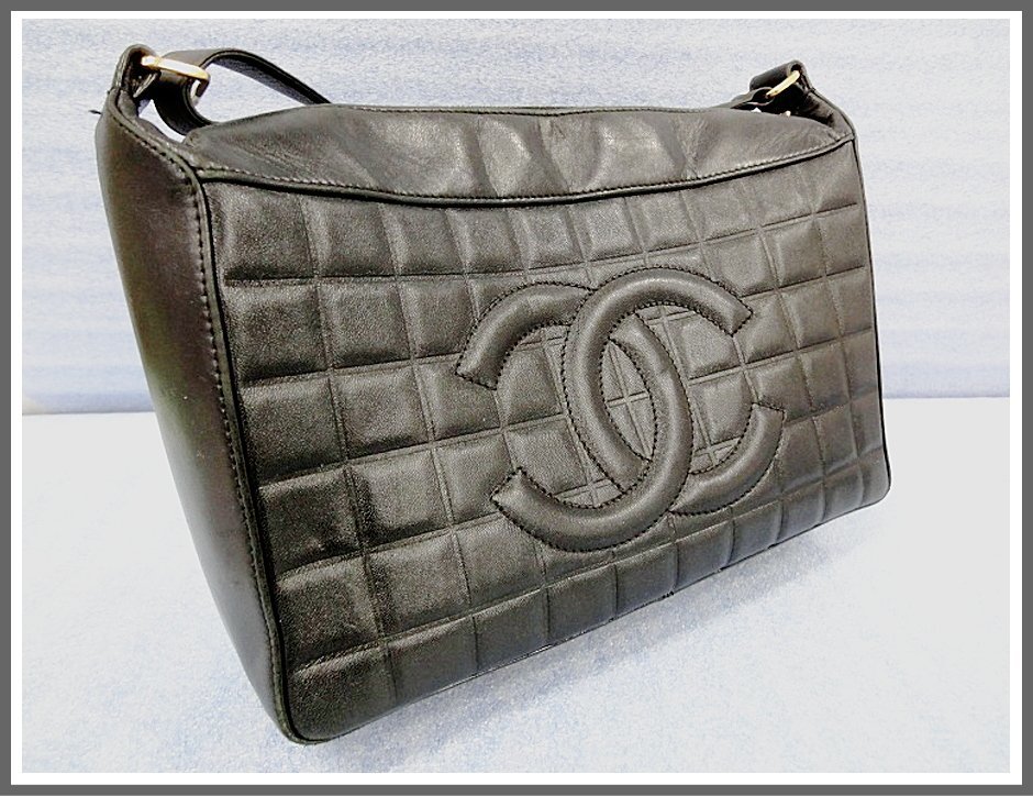 ZNふ0664 シャネル CHANEL チョコバー ワンショルダーバッグ