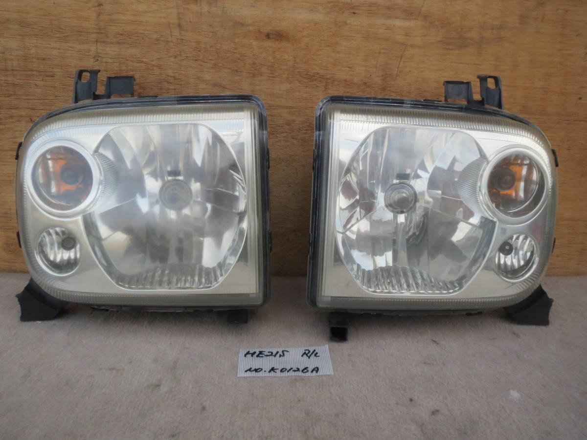 HE21S ラパン ヘッドライト 左右 35100/35300-75H （中古品K0126A）
