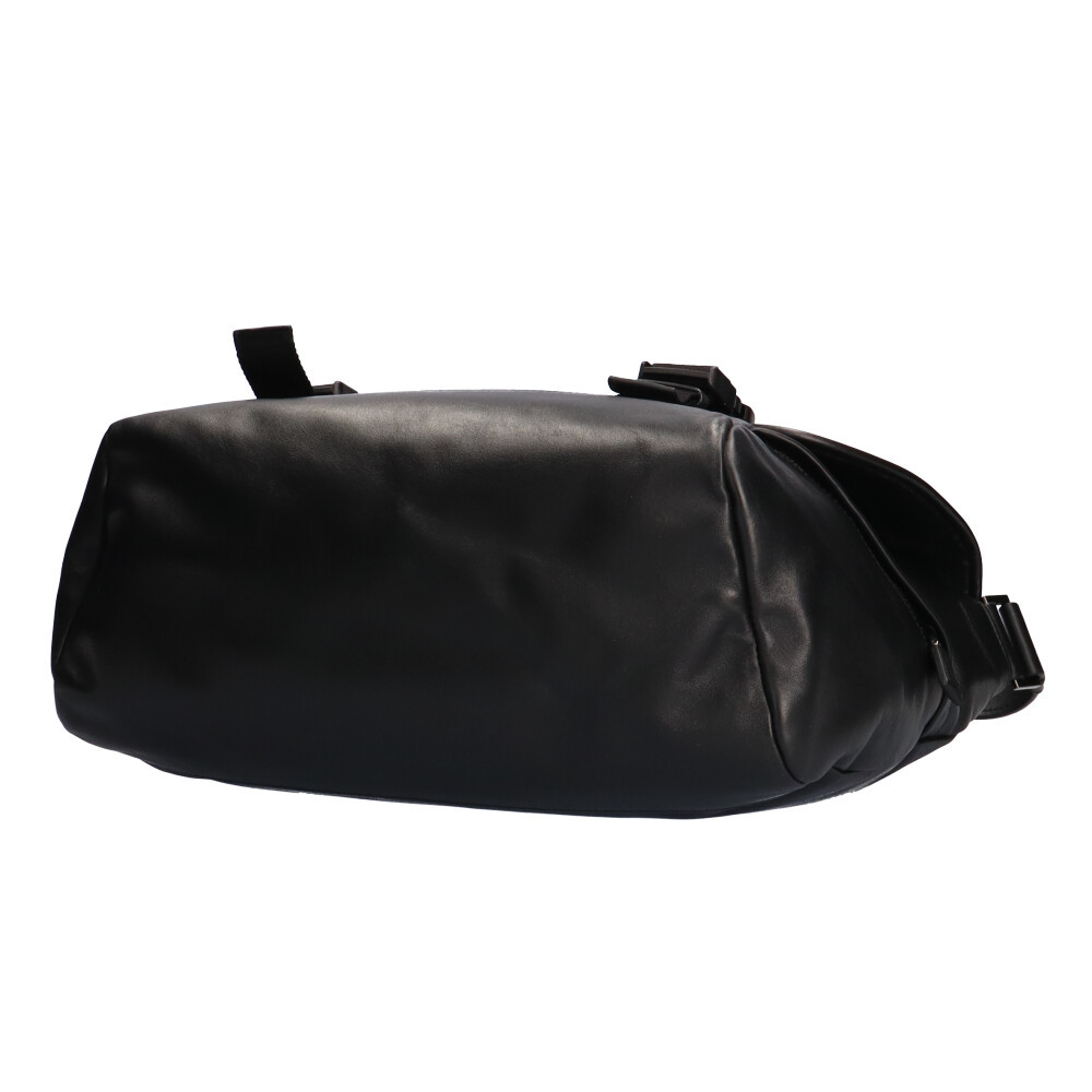 プラダ 2WAY ショルダーバッグ ナイロン レザー 【中古】【PRADA】 プラダ PRADA ショルダーバッグ レザー ブラック ユニセックス 中古