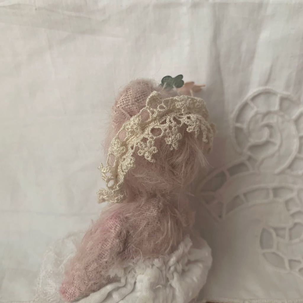 作家様ハンドメイド テディベア ピンク くま ぬいぐるみ アーティスト