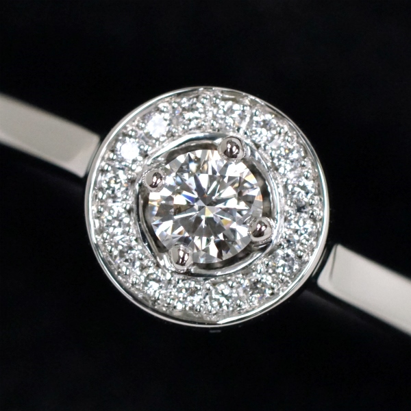 フォーエバーマーク】ダイヤモンド0.15ct 0.05ct Pt900 リング