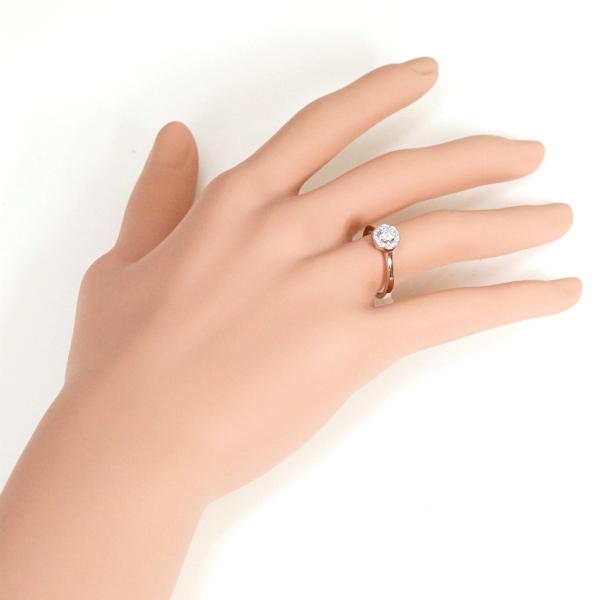 フォーエバーマーク】ダイヤモンド0.15ct 0.05ct Pt900 リング