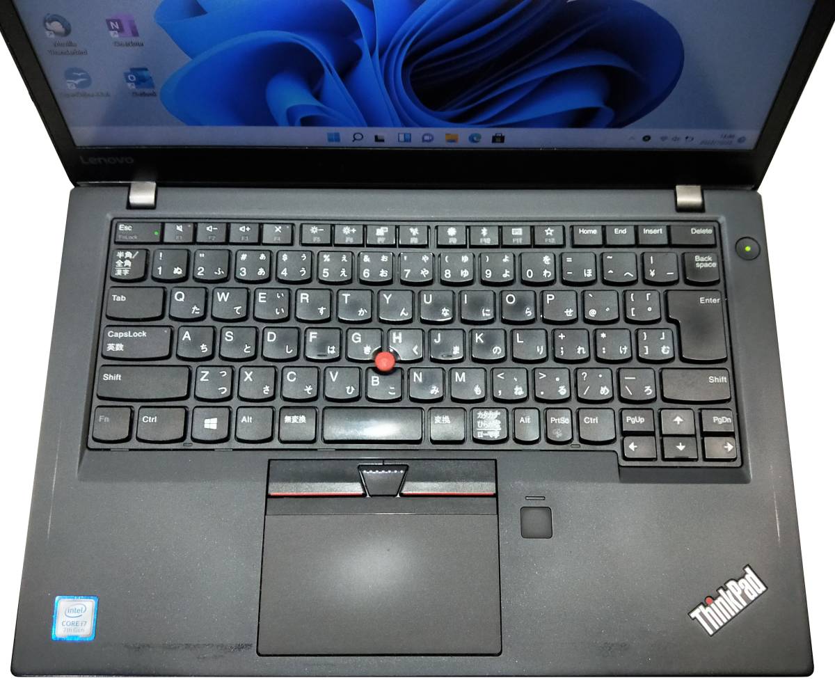 ☆【驚速SSD LENOVO T470S i7-7600U 2.8GHz x4+8GB+SSD256GB 14 