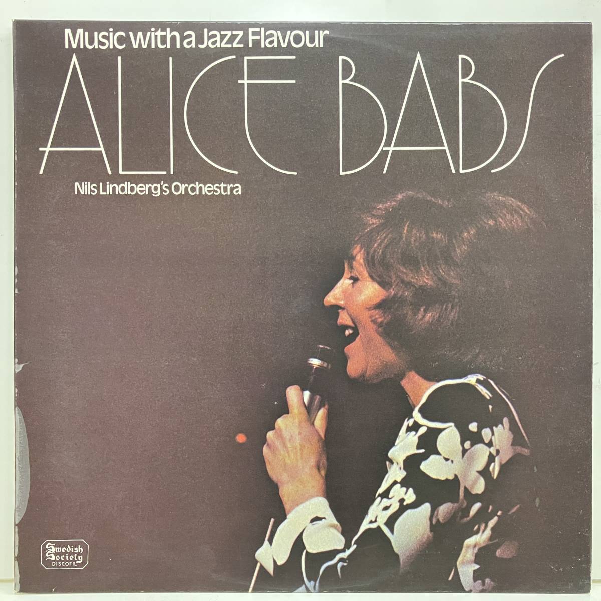 ●即決VOCAL LP Alice Babs / Music with A Jazz Flavour jv3955 スウェーデン・オリジナル アリス・バブス