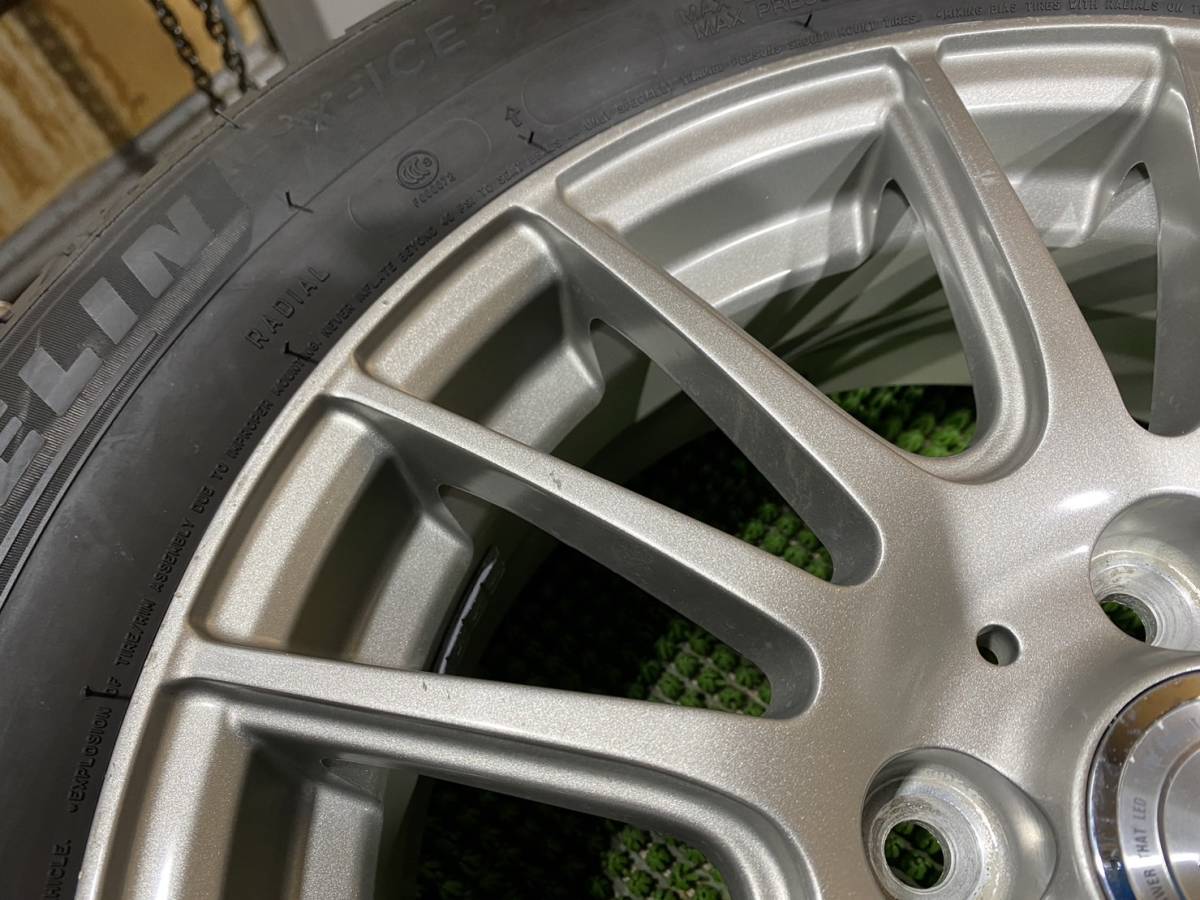 185/65R15 MICHELIN【2018年】(社外アルミホイール) 15X5，5J ET42 4H/100 4本セット！ | Michelin 185／65R15（ホイール穴数5）（サマータイヤ・ホイール BSW Discount 日本