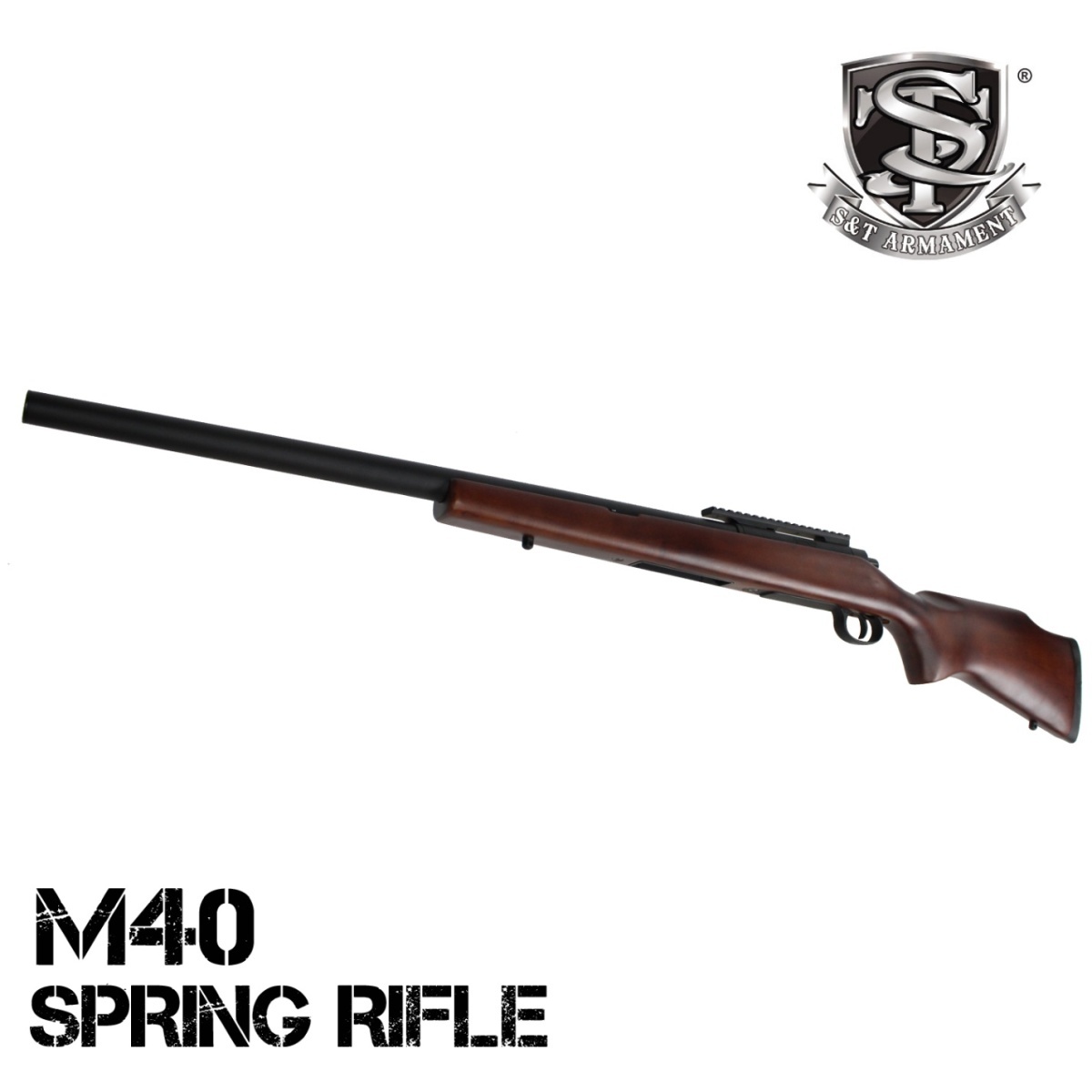 【45%OFF！１本限定特価！】S&T M40 エアーコッキング ライフル リアルウッド【180日間安心保証つき】 エアーコッキング ライフル S&amp;T