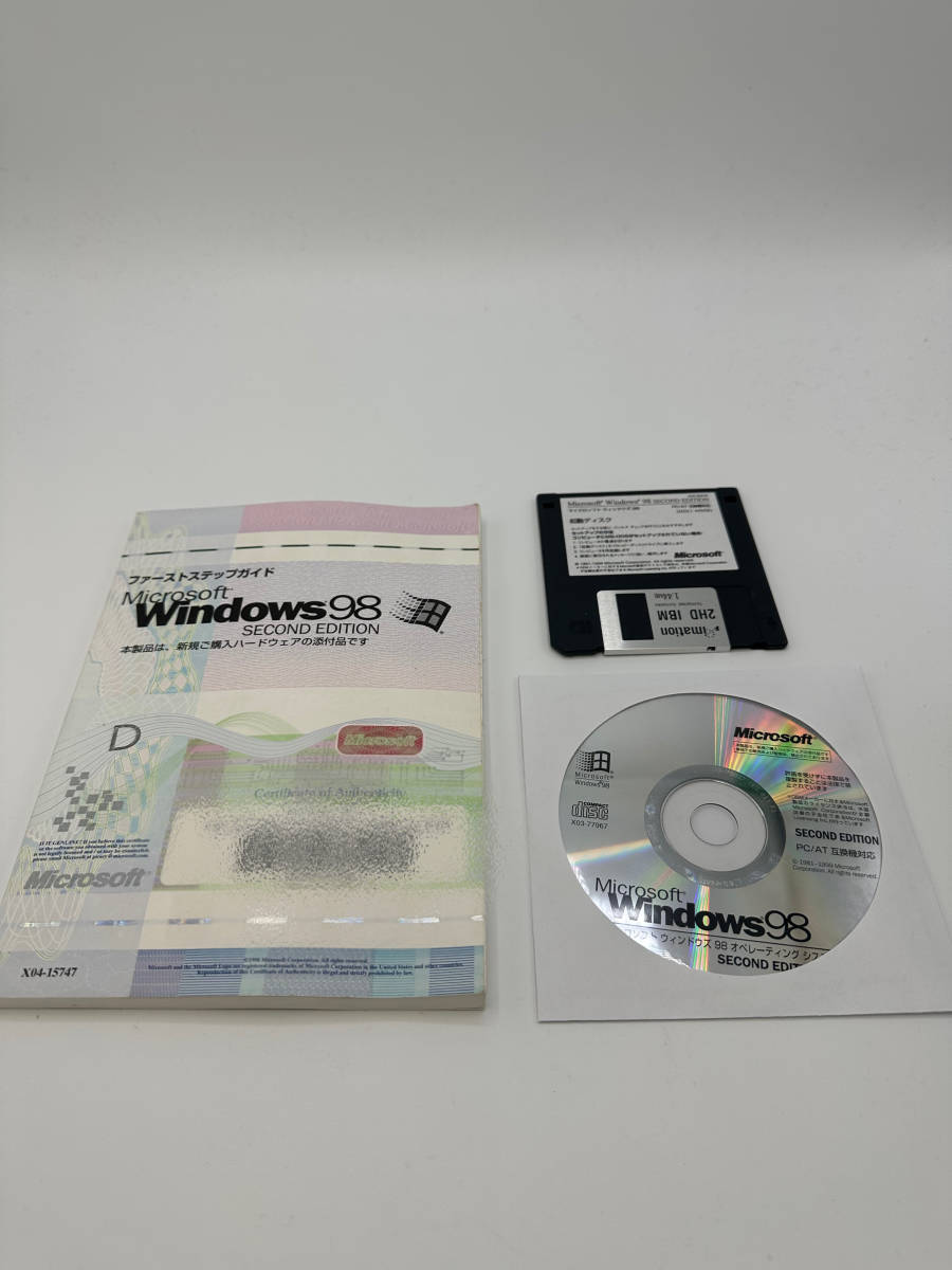 送料込み】Microsoft Windows 98 SE 正規品 プロダクトキー 起動
