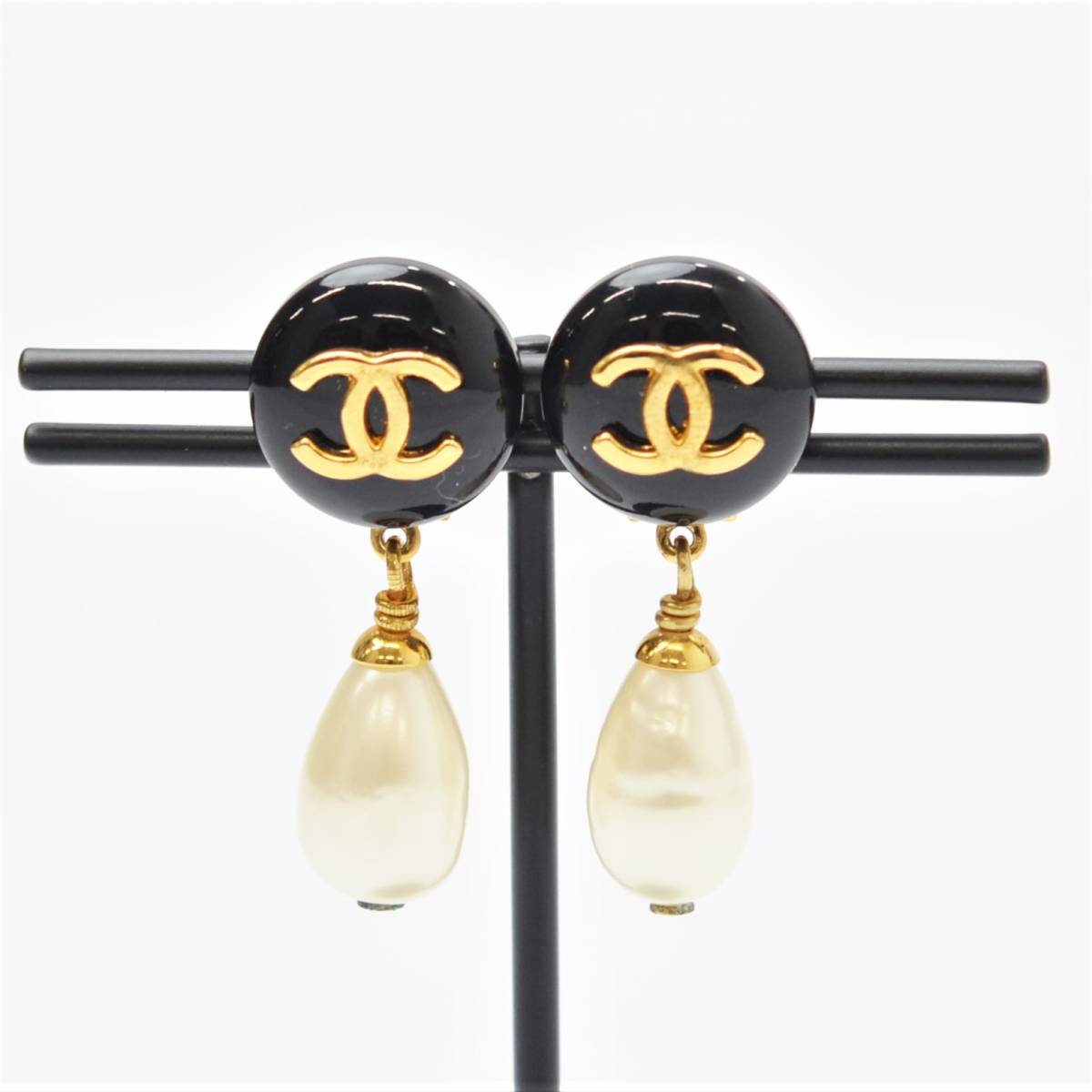S 1円スタート CHANEL シャネル ココマーク ラインストーン ボール型チャーム ネックレス ロングチェーン 10C ゴールド GP シャネル ココマーク CHANEL スター ライン Gonz