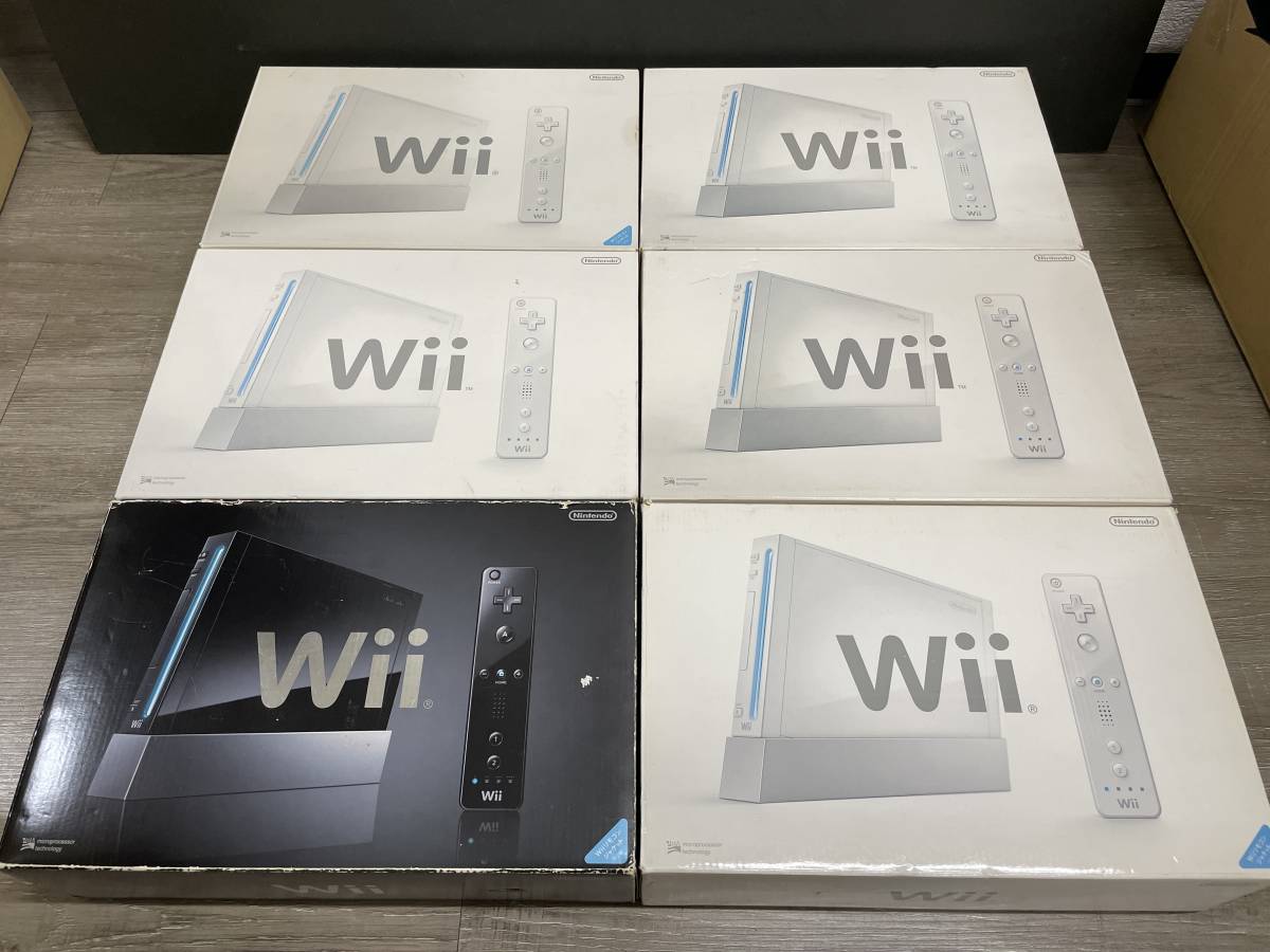 ☆ Wii ☆ Nintendo Wii 5台 まとめ売り 未チェック ジャンク 現状販売 本体 Wiiリモコン ヌンチャク ACアダプター ニンテンドー 0127