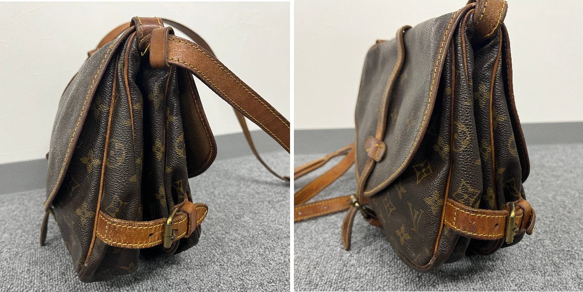 LOUIS VUITTON ルイ ヴィトン モノグラム ソミュール ショルダーバッグ 