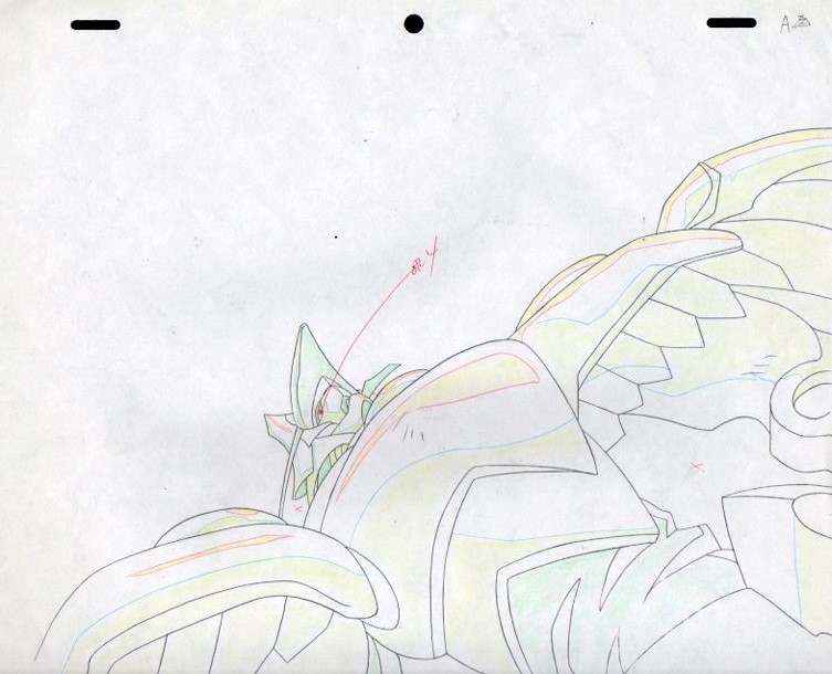 ☆魔法騎士レイアース・セル画2点セット⑤・鳳凰寺風：魔神ウィンダム 