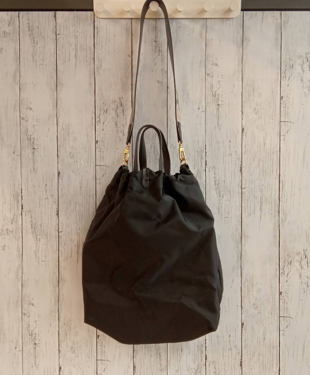 美品】ORSETTO オルセット 2way ナイロン パイソンショルダーバッグ