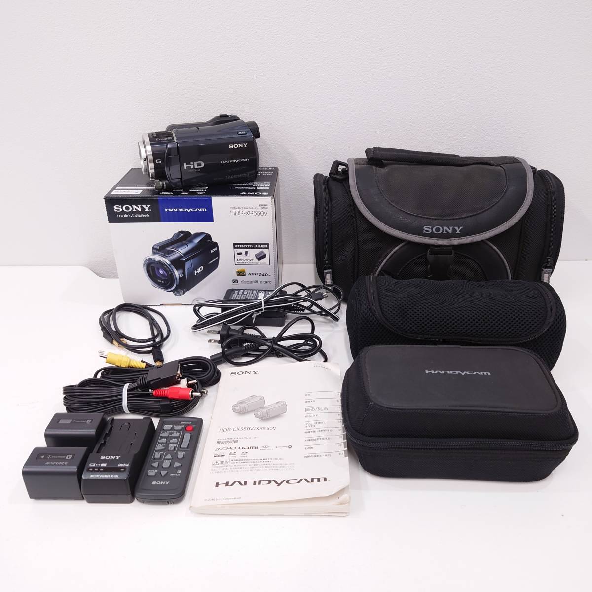 【SONY/ソニー】デジタルHDビデオカメラレコーダー HDR-XR550V デジカメ/デジタルカメラ★1776