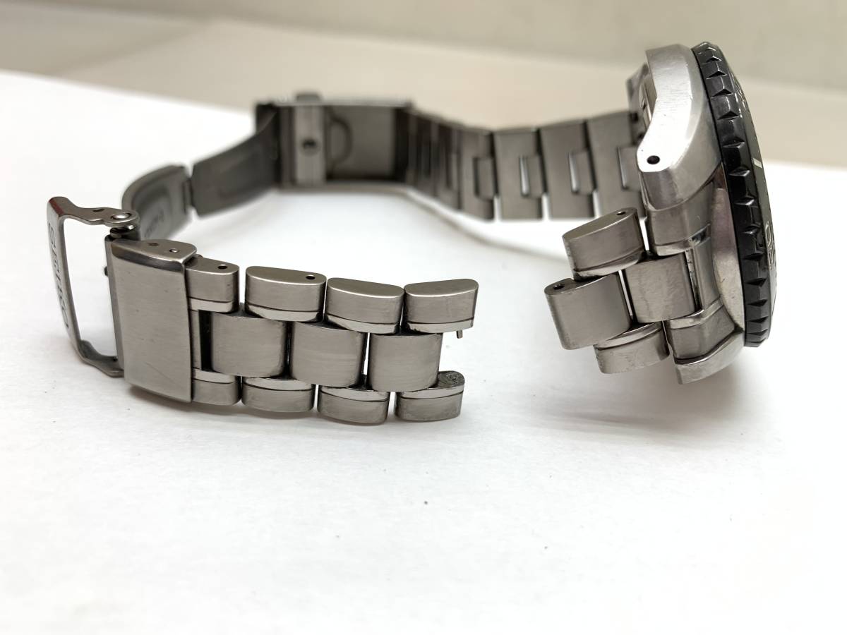 セイコー SEIKO PROSPEX ダイバースキューバ V157-0BN0 チタン 