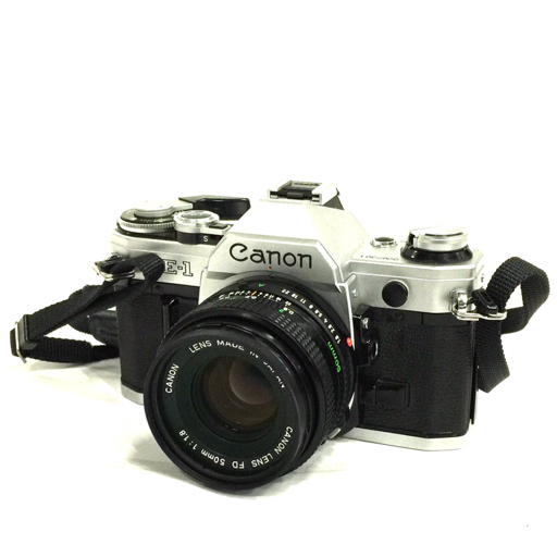 Canon AE-1 カメラ 50mmレンズ　付属品付き Canon AE-1 FD 50mm 1:1.8 一眼レフ マニュアルフォーカス フィルム
